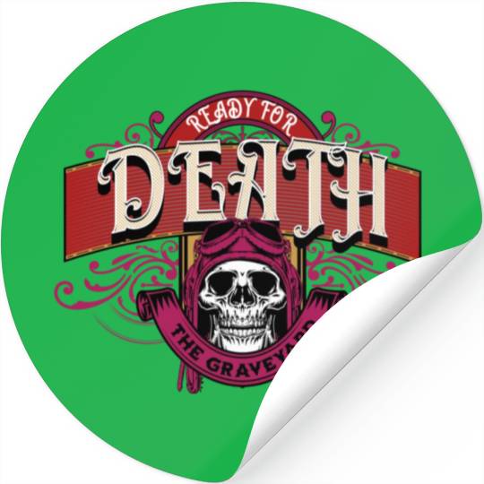 Death:The Graveyard Stickers