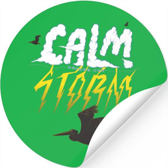 Calm Before the Storm Stickers Stickers