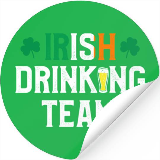 Irish drinking team Stickers