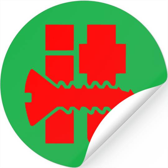 Screw IT ©WhiteTigerLLC.Com LIKE US ON FACEBOOK Stickers