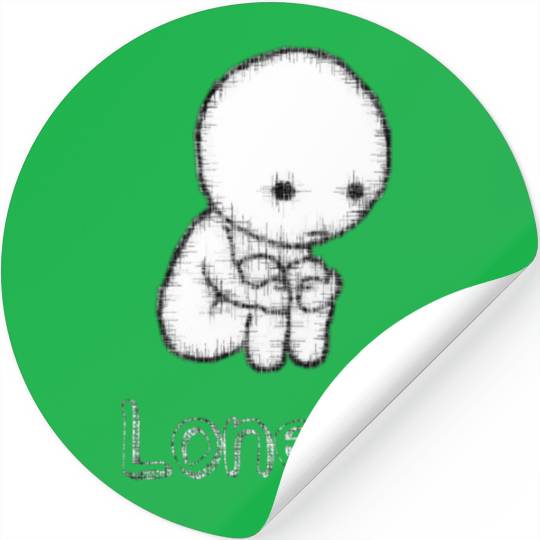 Lonely : for all people who are alone Stickers