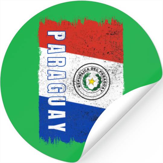 Paraguay Flag Stickers