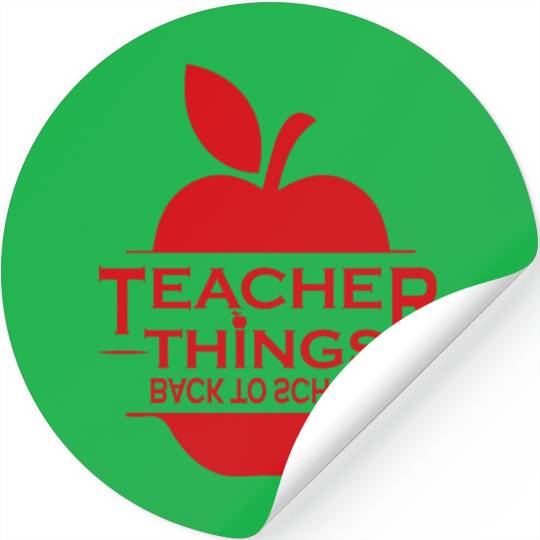 Teacher, Middle School Teacher, Elementary Teacher Stickers