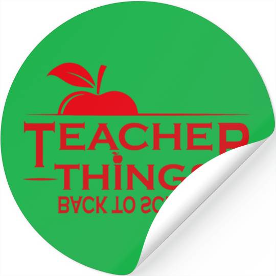 Teacher, Middle School Teacher, Elementary Teacher Stickers