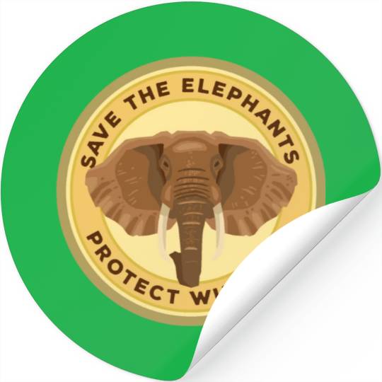Save The Elephants - World Elephant Day Stickers