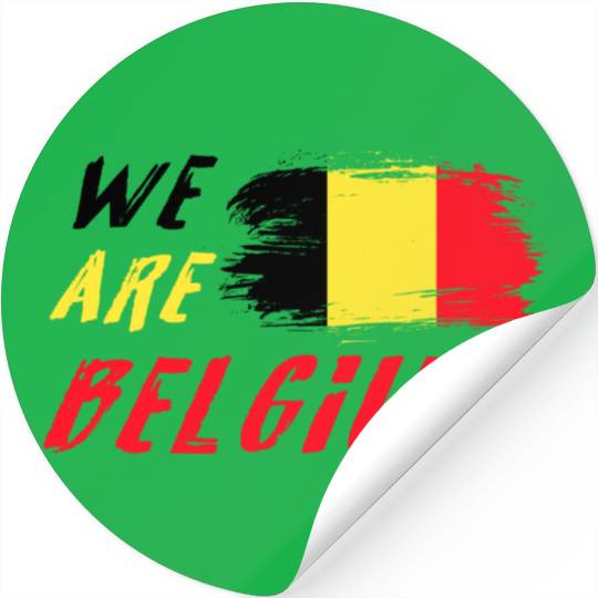 We are Belgium Stickers
