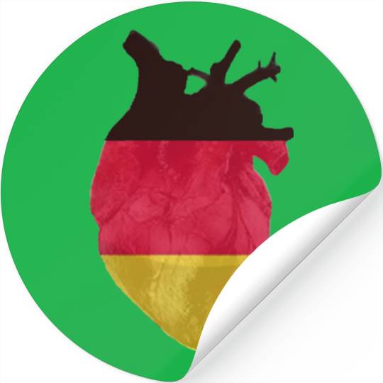 I Love Germany Stickers