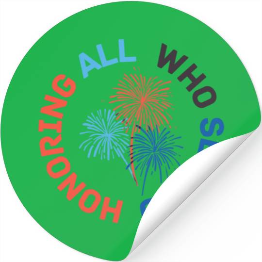 Thank You Veterans l Veterans Day Gift Idea Stickers