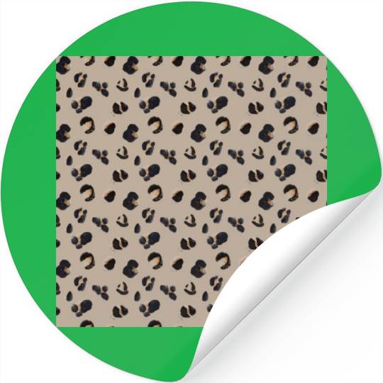Leopard Animal Print Pattern Stickers