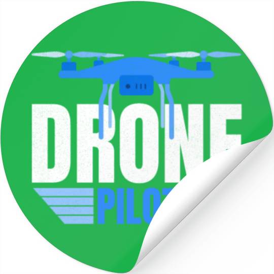 Drone Drone Pilot Drone Operator Quadrocopter Stickers