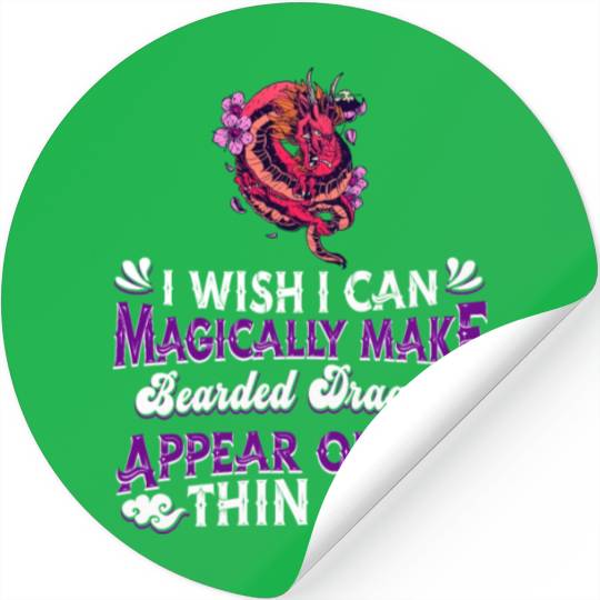 Bearded Dragon Reptile Lizard Stickers