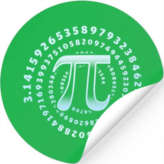 3.14 Pi Day Mathematics Physics Irrational Number Stickers