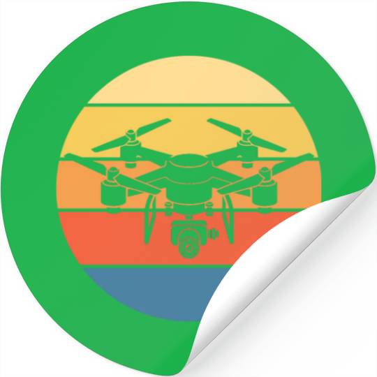 Drone Drone Pilot Drone Operator Quadrocopter Stickers