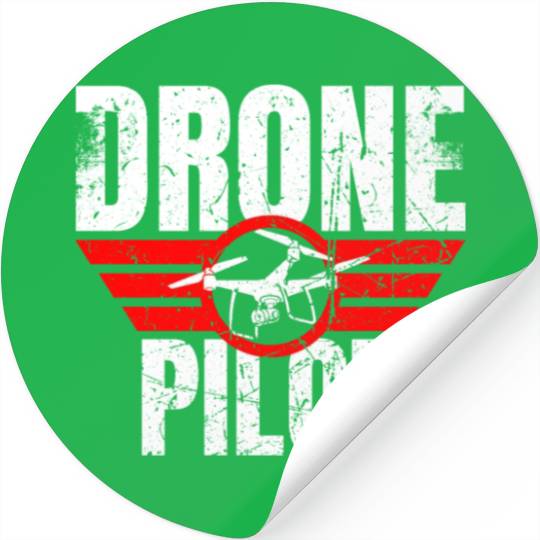 Drone Drone Pilot Drone Operator Quadrocopter Stickers