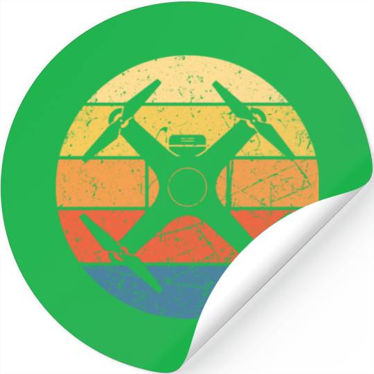 Drone Drone Pilot Drone Operator Quadrocopter Stickers