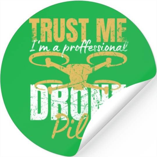 Drone Drone Pilot Drone Operator Quadrocopter Stickers