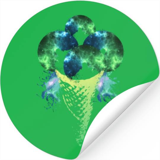 Cosmos Ice Cream - V1 Galaxy Stickers