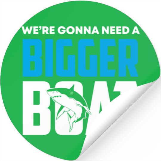 Shark Sea Sailing Aquatic Stickers