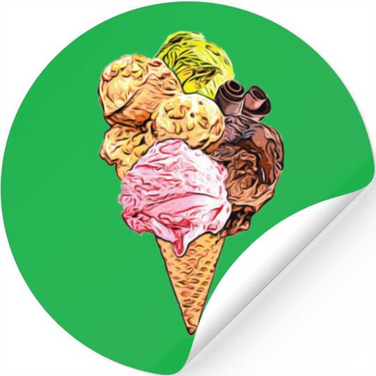 ice cream Stickers
