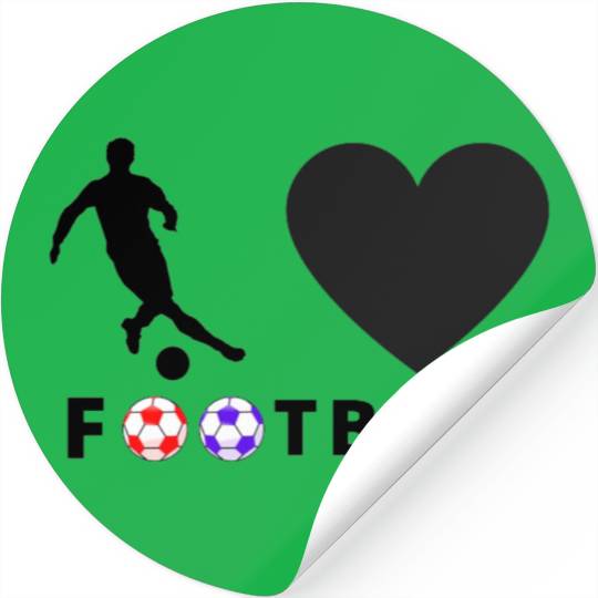 I love Football Stickers