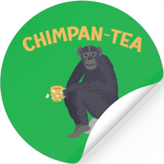 Chimpantea Chimpanzee Monkey Animal Zookeeper Stickers