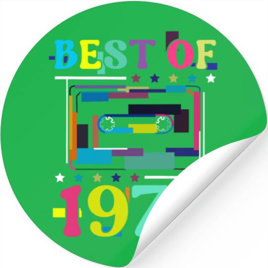 Best Of 1972 | Birthday Stickers | Birthday Retro