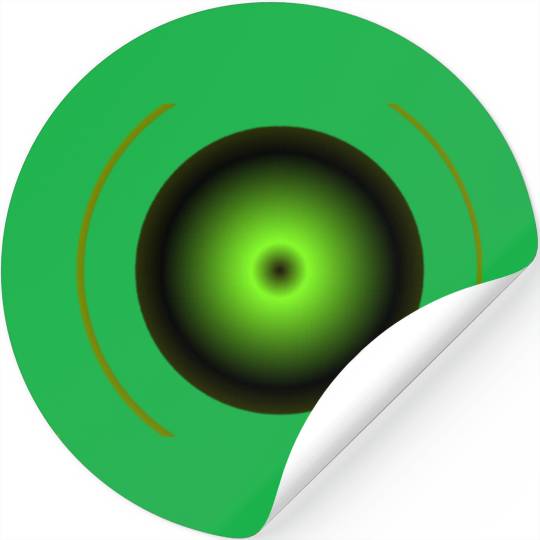 Shapes dark green Stickers