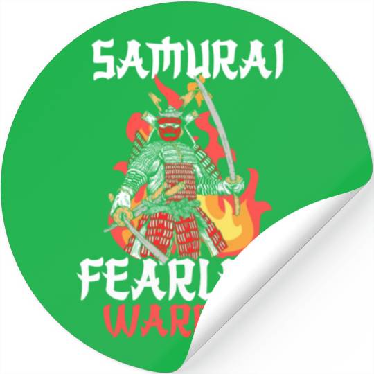 Samurai Katana Honor Stickers