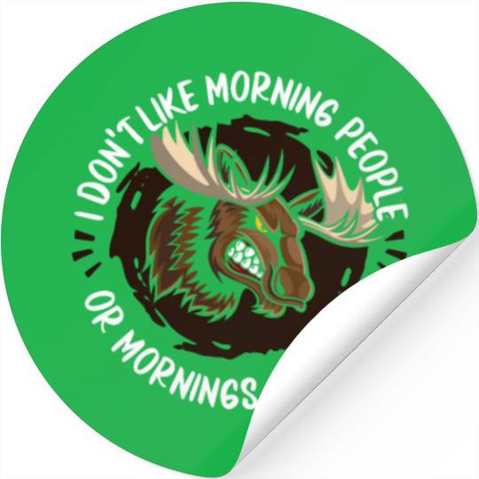 Moose Elk Hunting Stickers