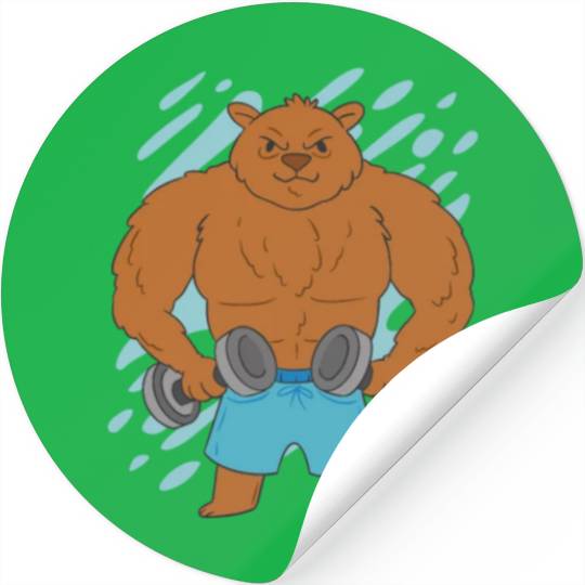 Muscle Bear Stickers