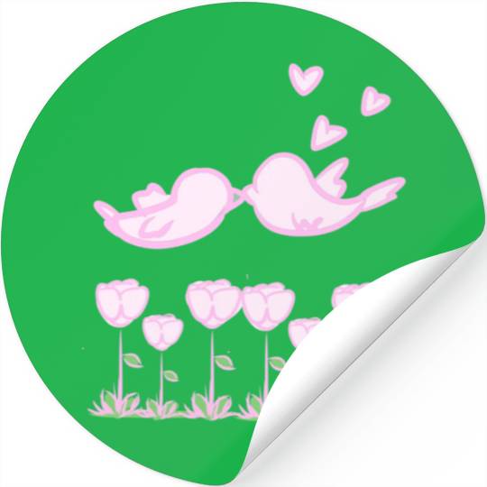 love bird animals nature flowers Stickers
