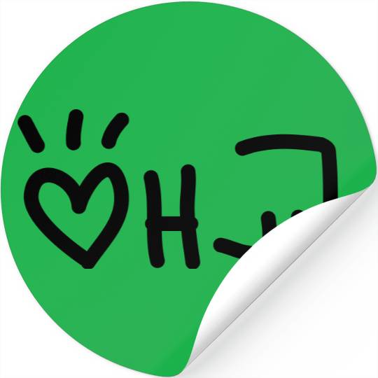 Cute Korean 애교 Aegyo | Hangul Language Stickers