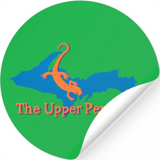 Upper Peninsula Newt Stickers