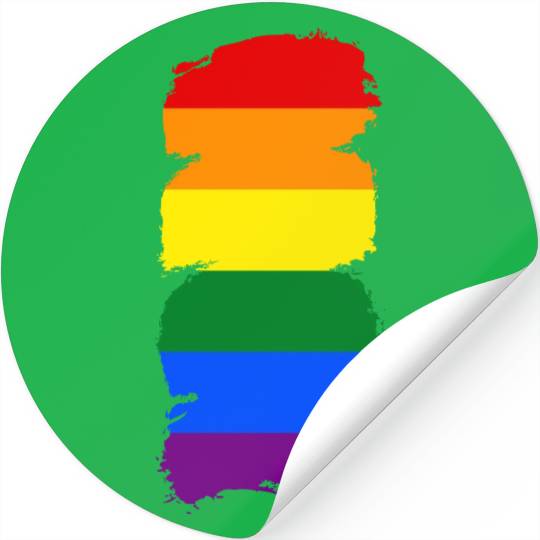 Lgbtq Gay Pride Month Rainbow Love Is Love Stickers