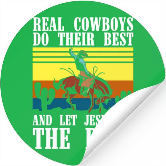 Horse Revolver Lasso Stickers