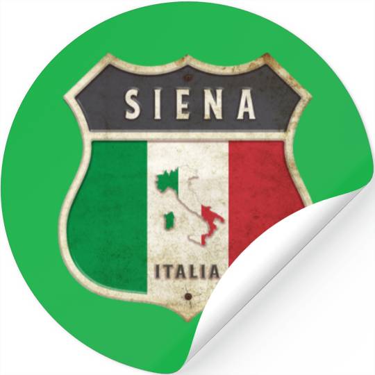 Siena Italy coat of arms flags design Stickers