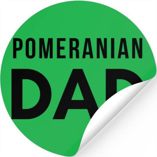 Pomeranian Dad Stickers