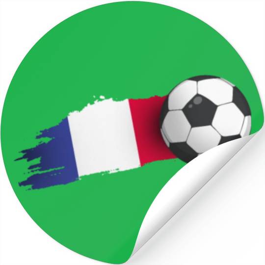 France Soccer Ball Gift Stickers