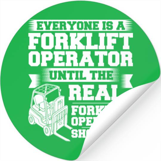 Forklift Operator Driver Lift Truck Training Stickers