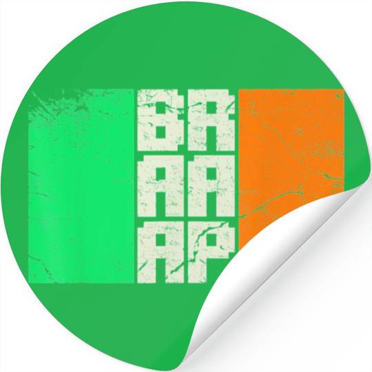 Dirt Biker Irish flag motocross Stickers