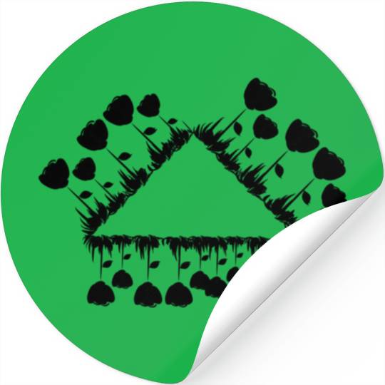 triangle nature icon angular Stickers