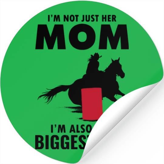 Barrel Racer Racing Horse Riding Mom Mothers day Stickers