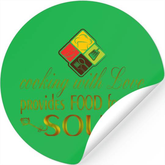 Cooking with love Stickers