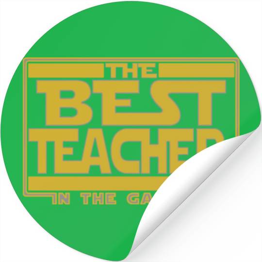 The best teacher in the galaxy Stickers