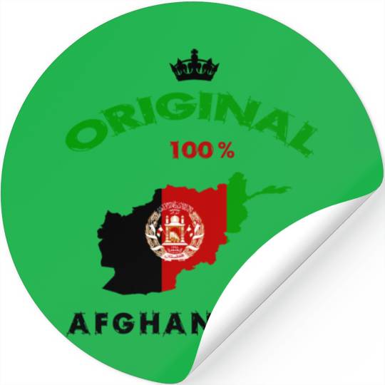 Afghanistan original 100% flag design Stickers