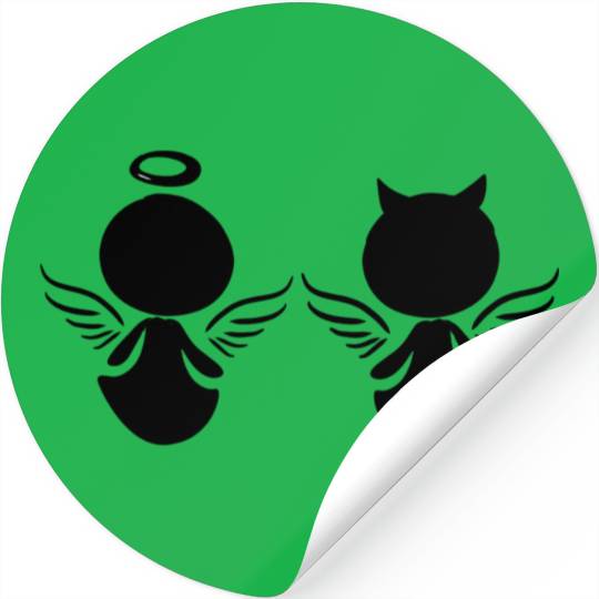 angel devil icon people Stickers