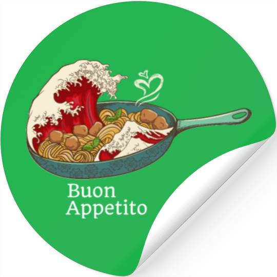 Spaghetti Bolognese - Italian Noodles - Japanese R Stickers