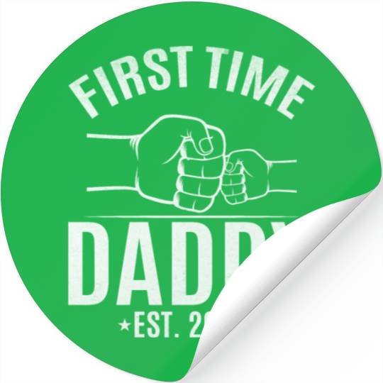 First Time Daddy Est. 2023 Daddy To Be Paternity Stickers