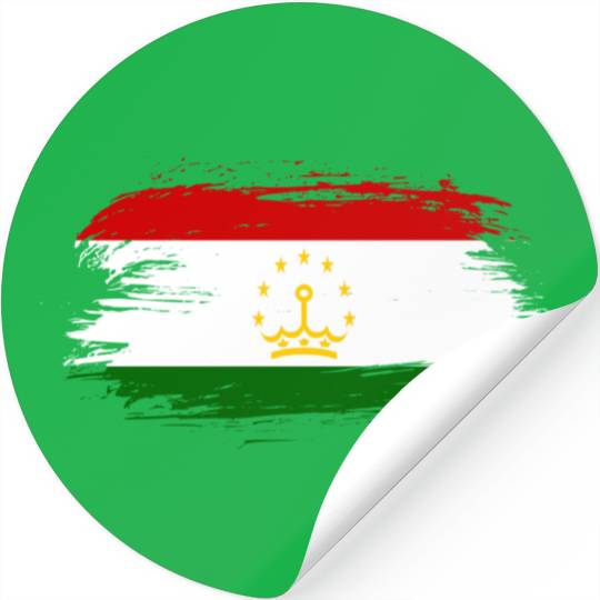 Tajikistan flag Stickers
