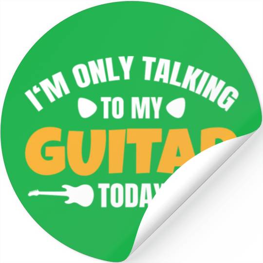 Guitar Player Teacher Lover Guitarist Funny Saying Stickers